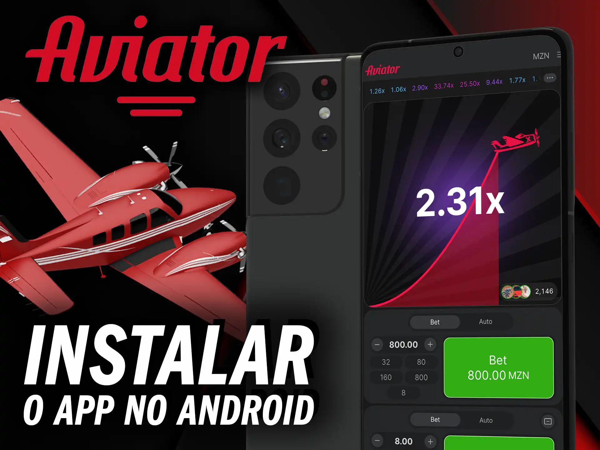 Descubra como baixar e instalar o app Aviator casino no Android e comece a ganhar em seu celular.