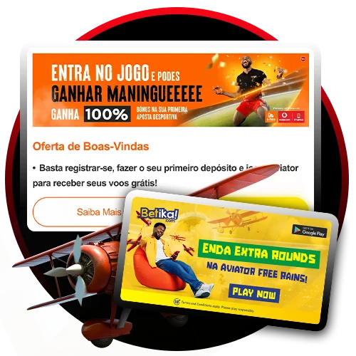 Aproveite bônus e promoções exclusivas para jogar Aviator nos apps de cassino.