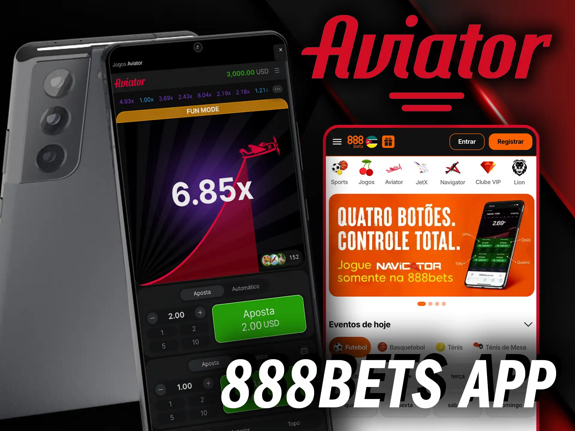 Baixe o 888bets app e jogue o Aviator com a melhor qualidade móvel.