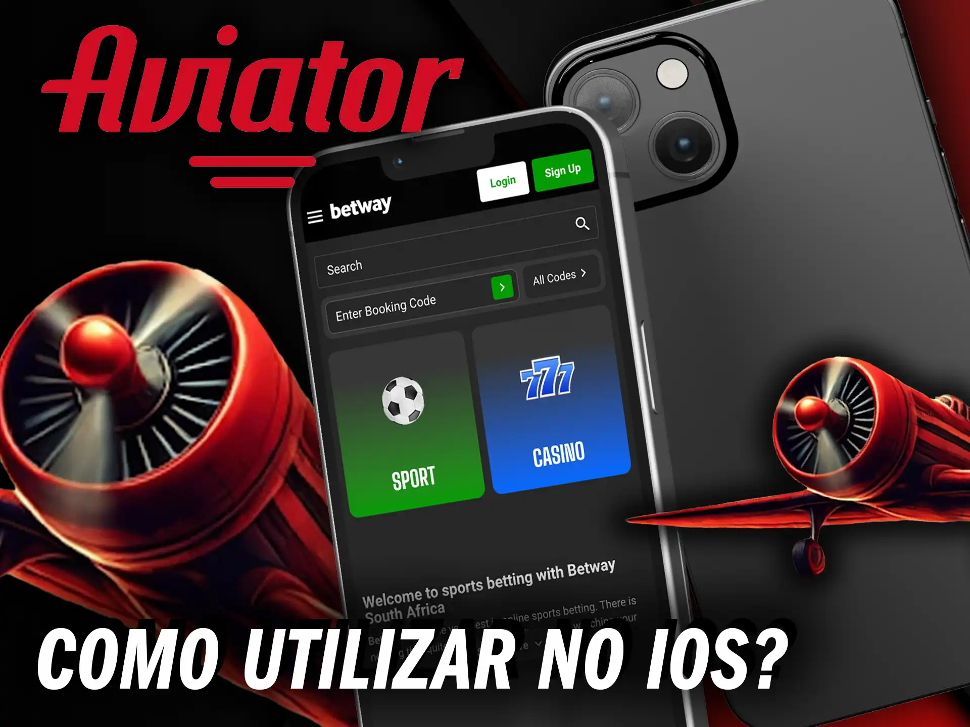 Descubra como utilizar o Aviator no iOS e aposte com o aplicativo da Betway.