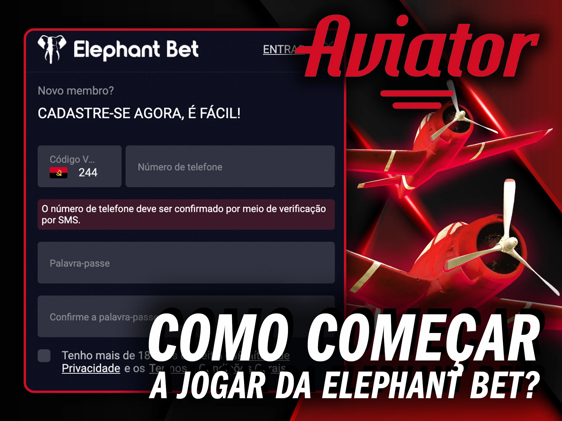 Aprenda como começar a jogar no Aviator da Elephant Bet e decole para a vitória.