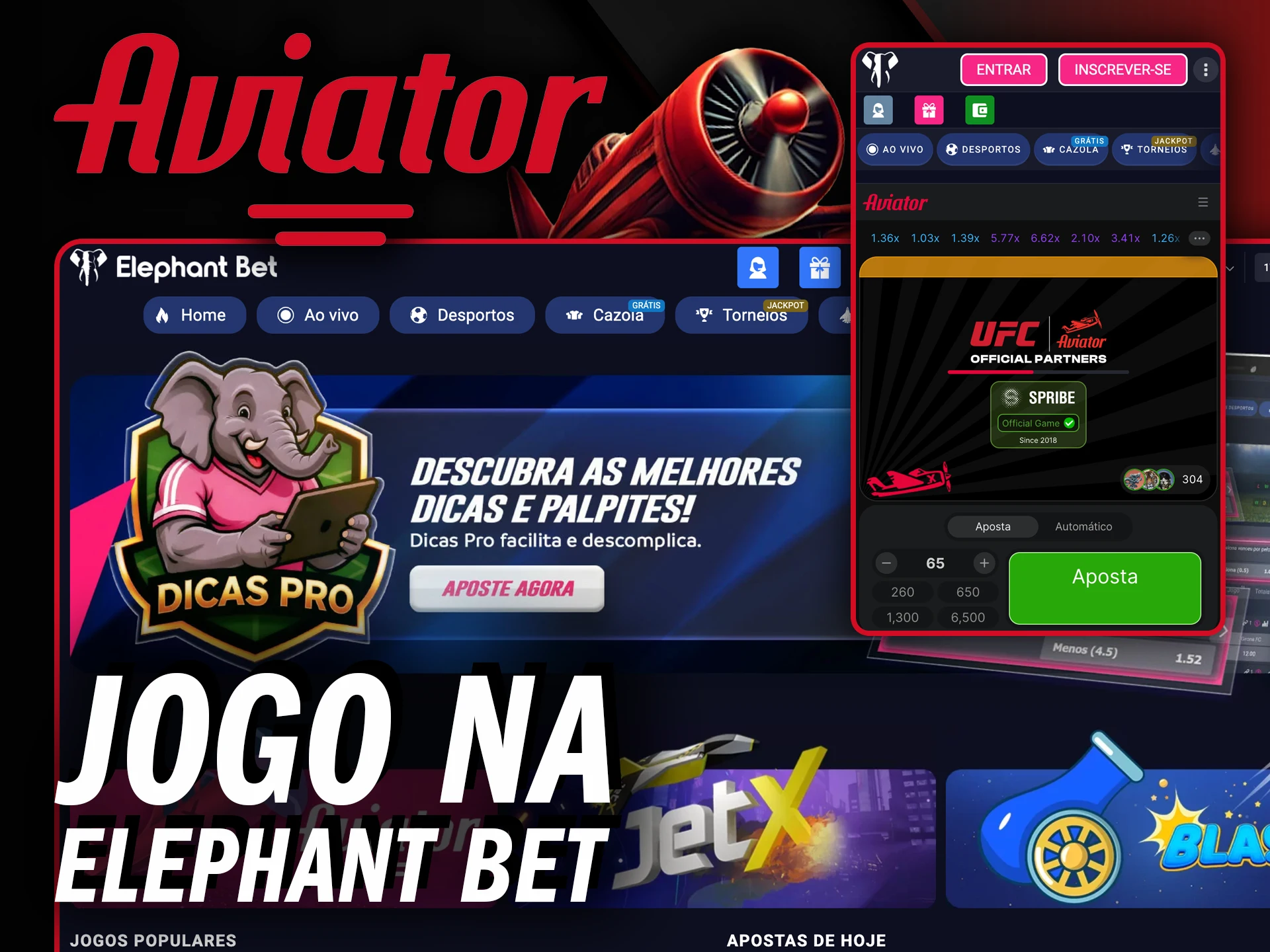 Descubra o jogo Aviator na Elephant Bet e comece a ganhar grandes prêmios.