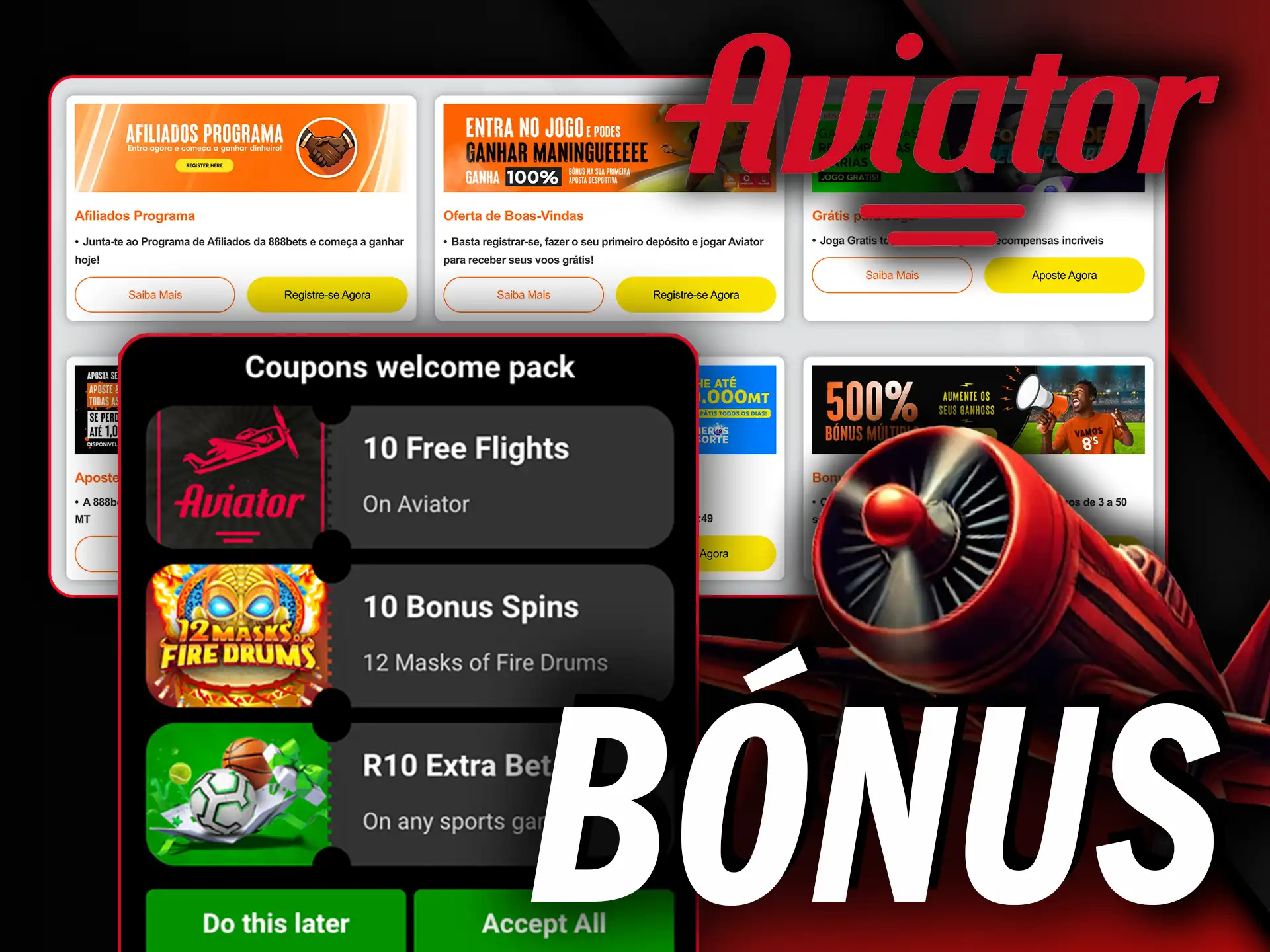 Resgate bónus no Aviator em Moçambique e jogue com mais dinheiro.