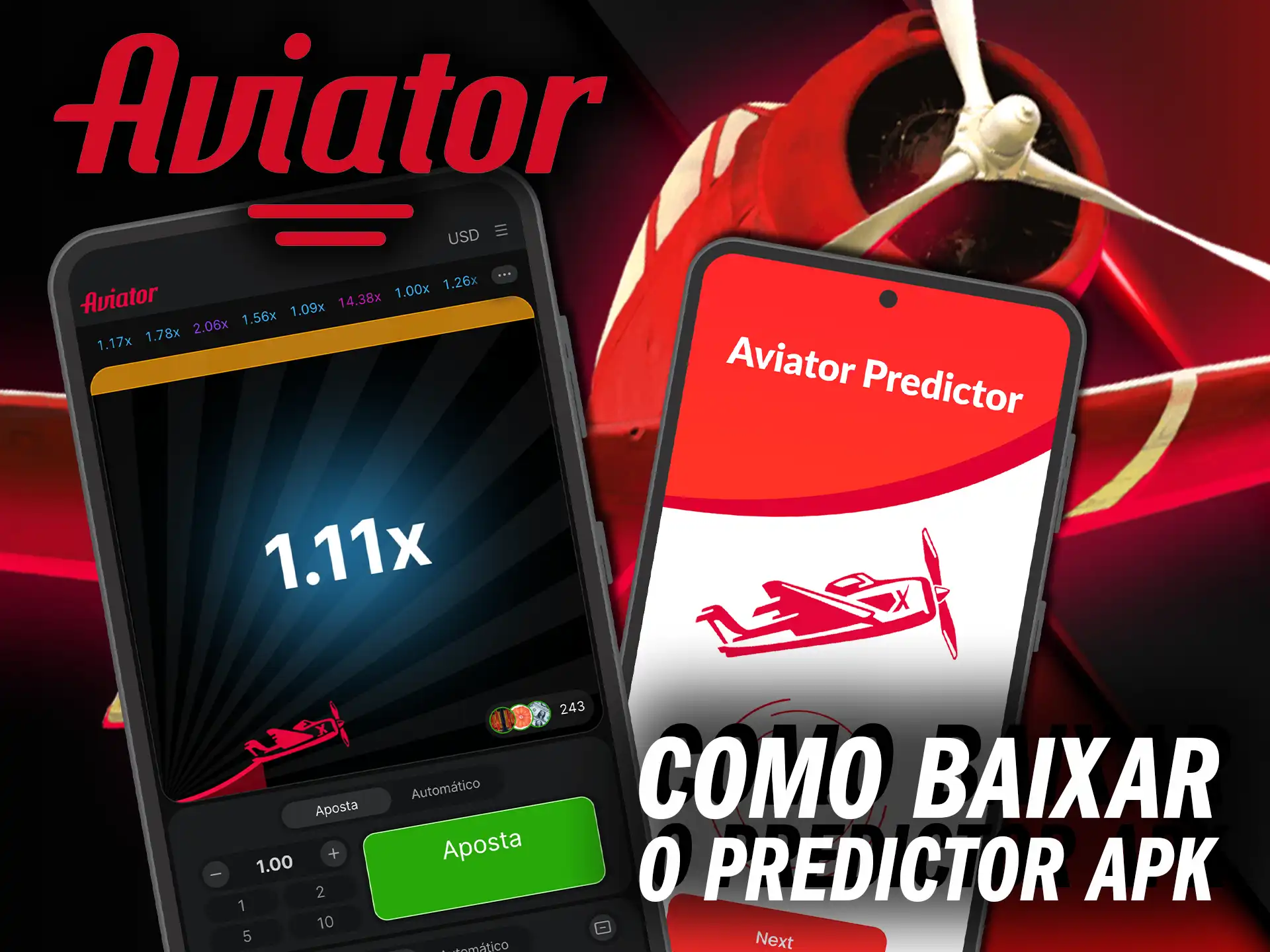 Aprenda como baixar o Aviator Predictor APK e instale a ferramenta de previsão para ganhar.