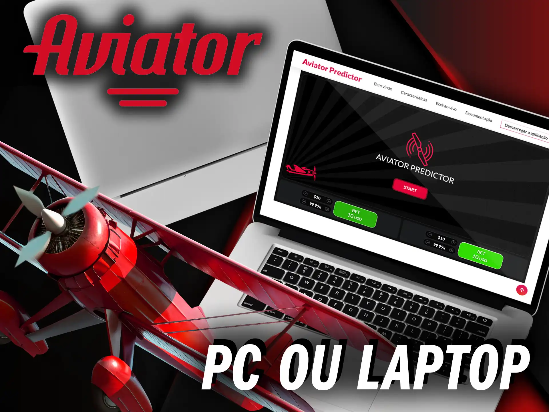 Instale o predictor no PC ou Laptop e obtenha vantagens estratégicas no Aviator.